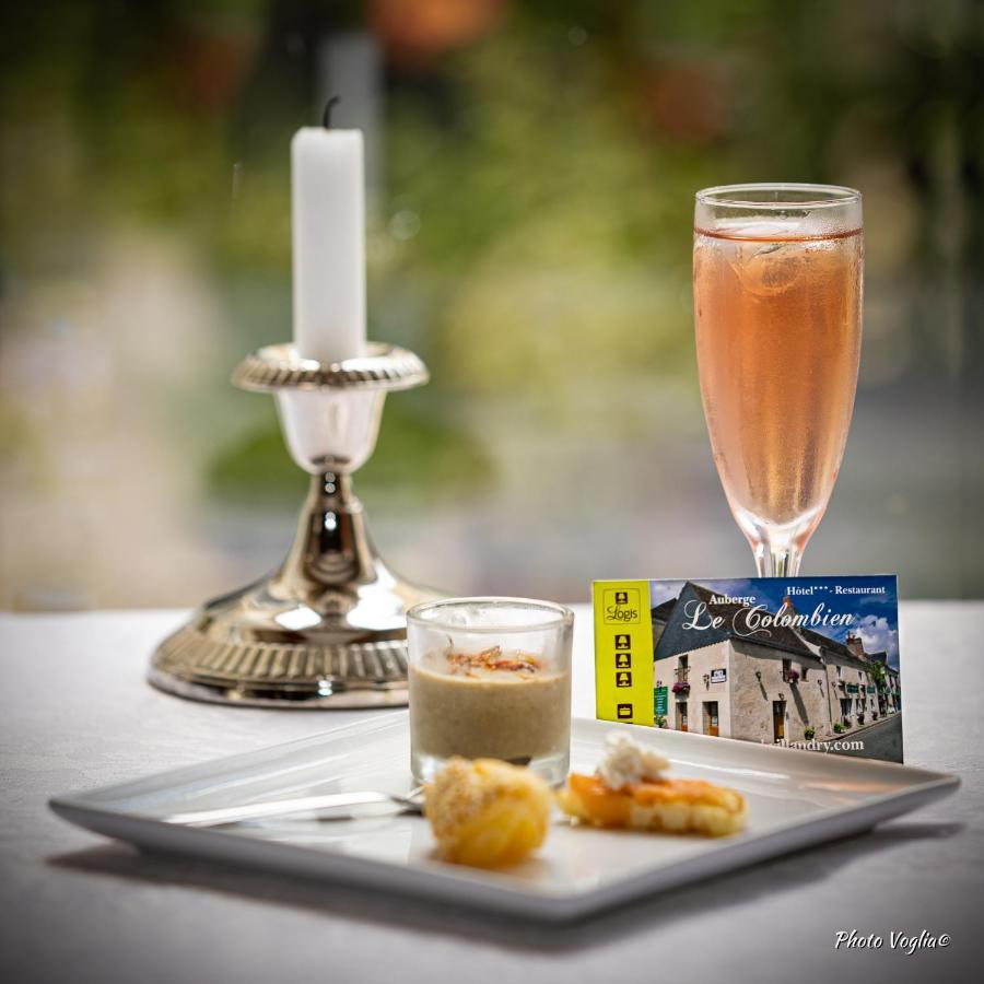 Logis Auberge Le Colombien - Hotel Et Restaurant Вилландри Экстерьер фото