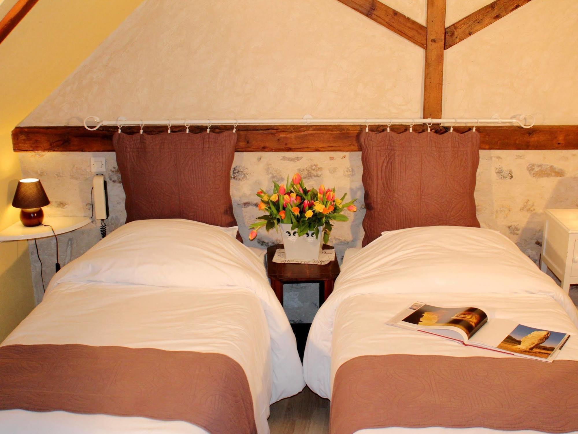 Logis Auberge Le Colombien - Hotel Et Restaurant Вилландри Экстерьер фото